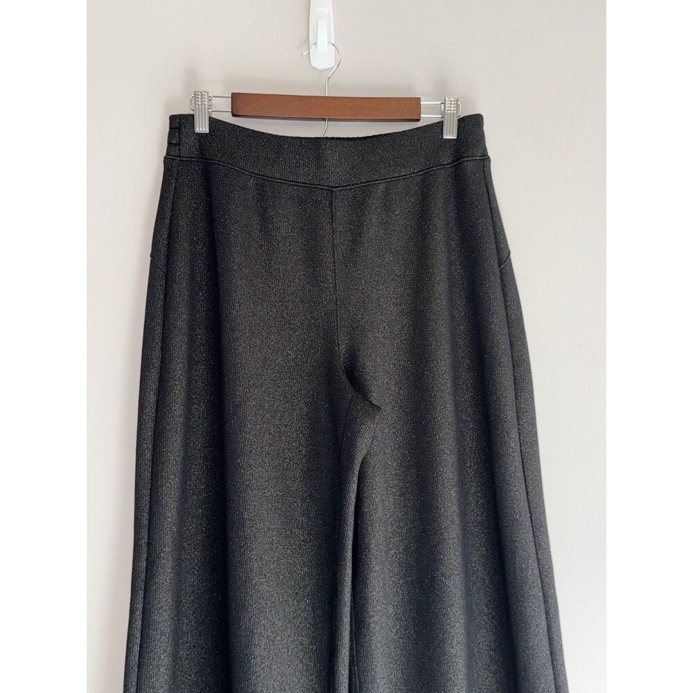 Spanx Air Essentials Wide Leg Shimmer Metallic Pull On Comfort Soft Size Large - Picture 4 of 16